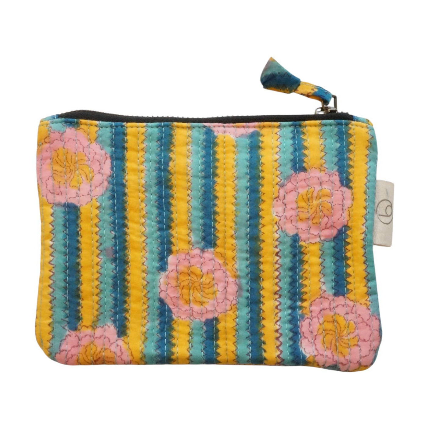 Pochette Fleurs Rayures