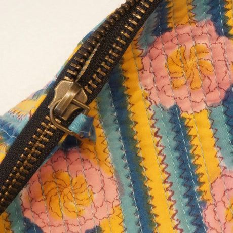 Pochette Fleurs Rayures