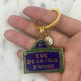 Porte-Clés Rue de la Folie d’Amour