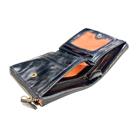 Porte-Monnaie Cuir Noir
