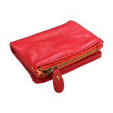 Porte-Monnaie Cuir Rouge