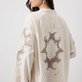 Veste Kimono Broderies Paillettes