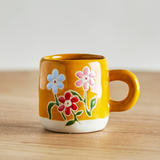 Tasse Fleurs Jaune