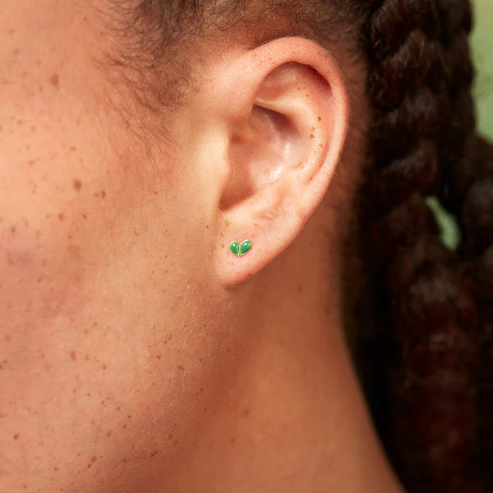 Puces Coeur Vert