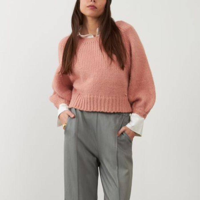Pull Aurore Rose