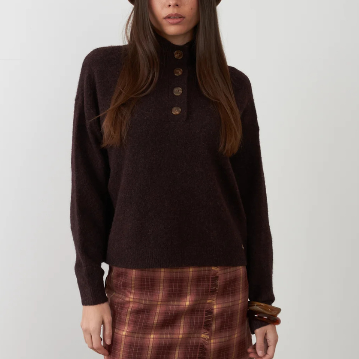 Pull Nathanielle Bordeaux