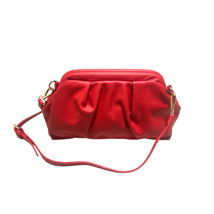 Sac Bourse Cuir Rouge