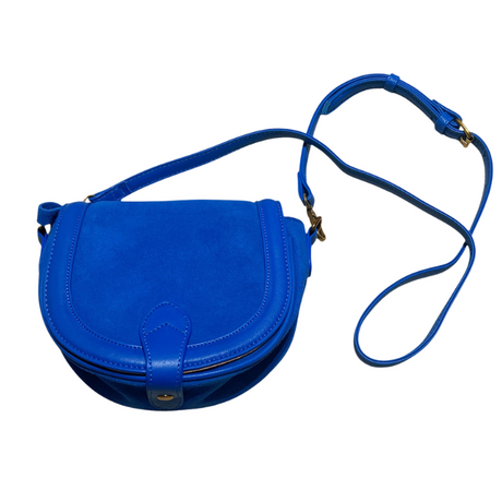 Sac Cuir Luna Bleu