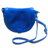 Sac Cuir Luna Bleu