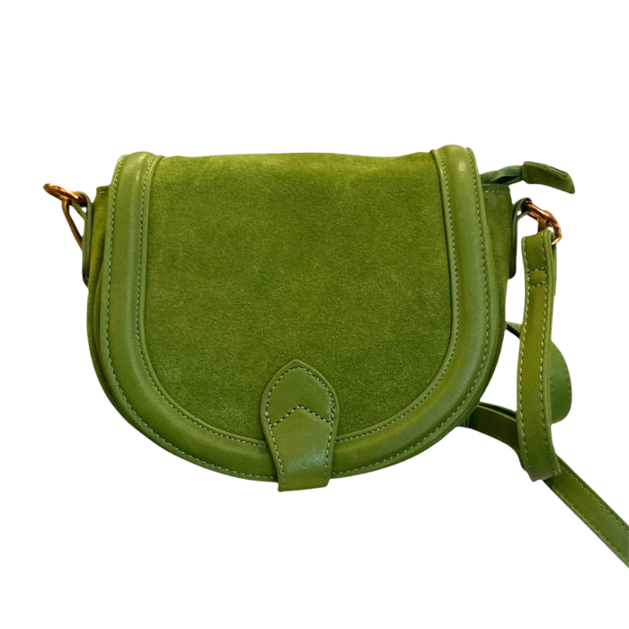 Sac Cuir Luna Vert