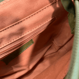 Sac Cuir Luna Vert