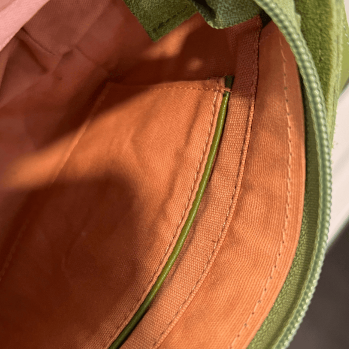 Sac Cuir Luna Vert