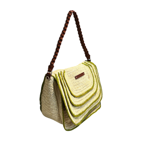 Sac tressé en rafia