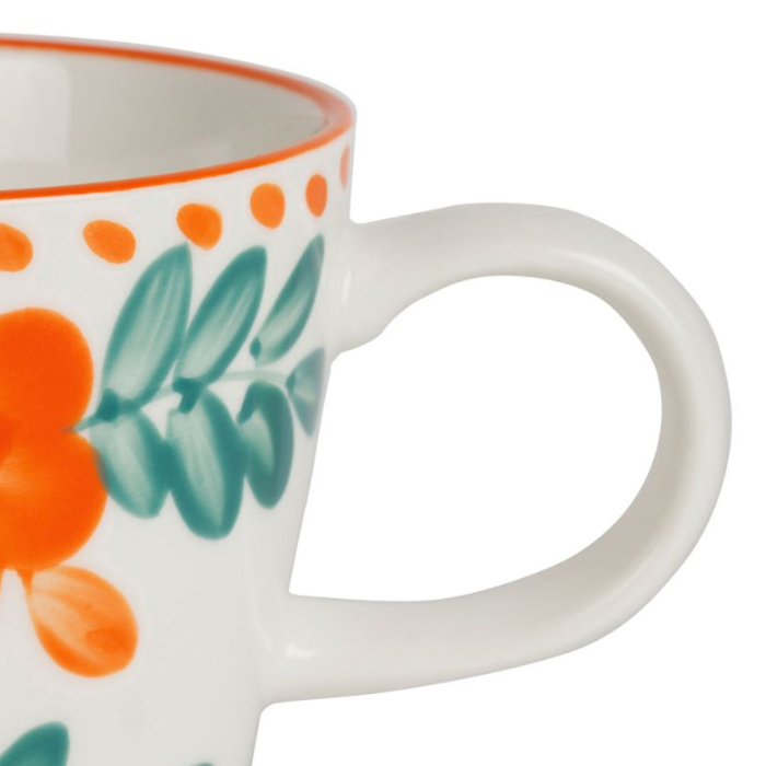 Set 2 Mugs Flowers