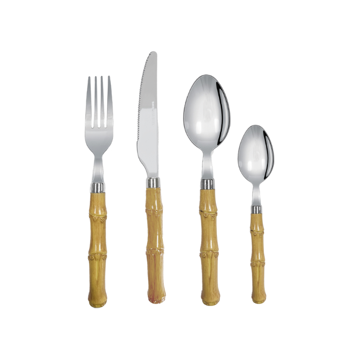 Set 4 Couverts Bambou