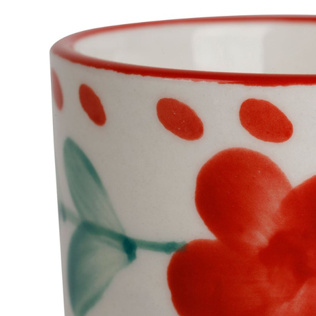 Set 4 Cups Flowers