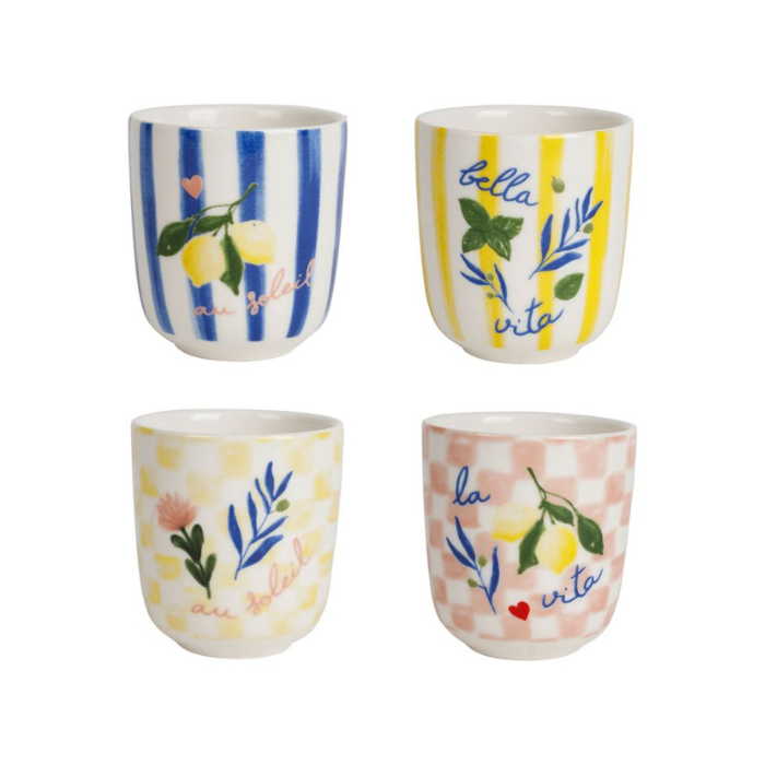 Set 4 Cups La Vita