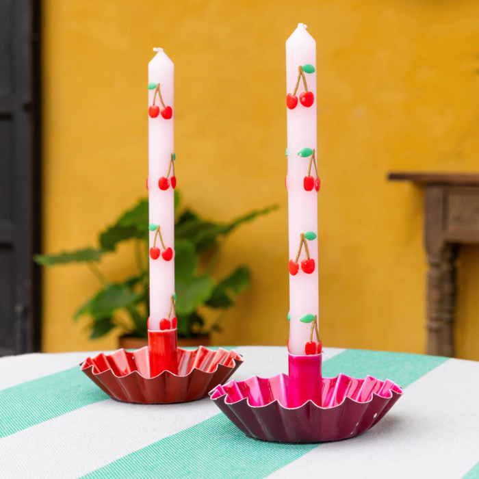 Set de 2 Bougies Cerises