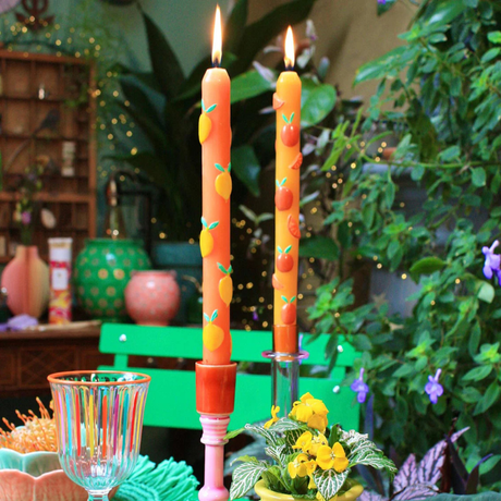 Set de 2 Bougies Citrons