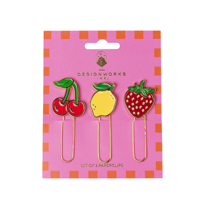 Set de 3 Trombones Fruits