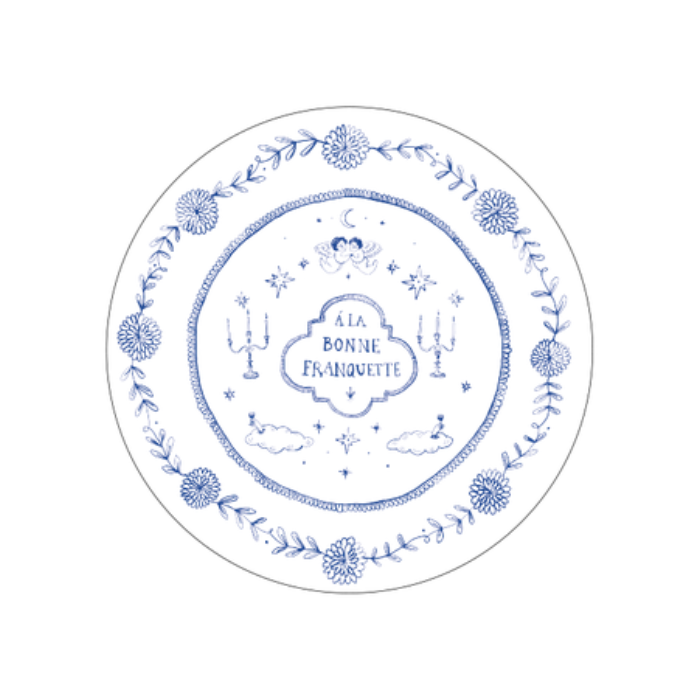 Set de 4 Assiettes Dictons