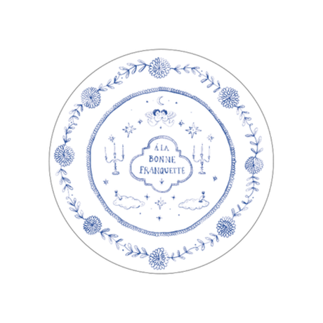 Set de 4 Assiettes Dictons