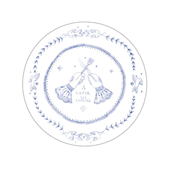 Set de 4 Assiettes Dictons