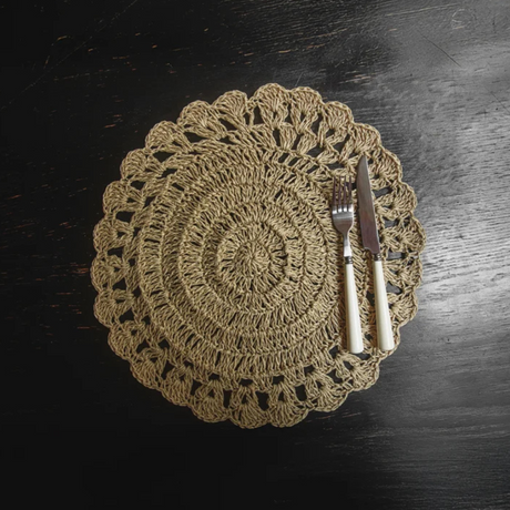 Sets de Table Raphia Crème