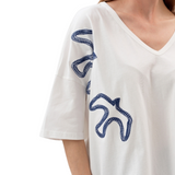 T-shirt Oiseau Blanc