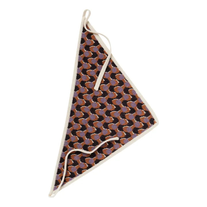 Foulard triangle Onde