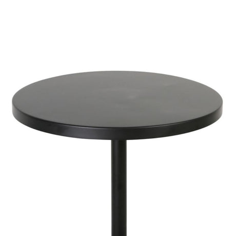 Black arty side table