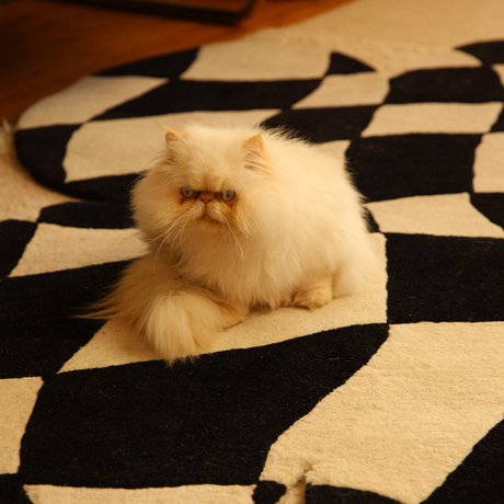 Tapis Papillon à Carreaux XL