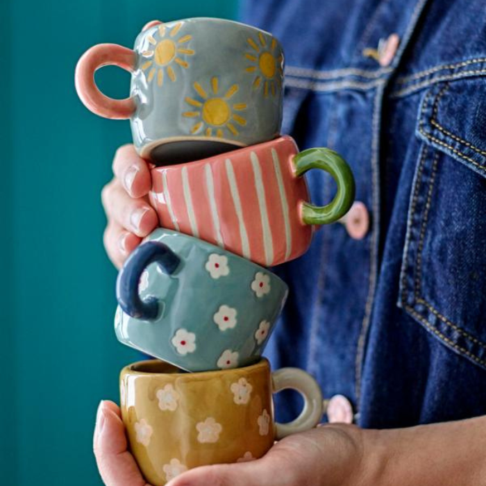 Tasse Nini Fleurs Bleu