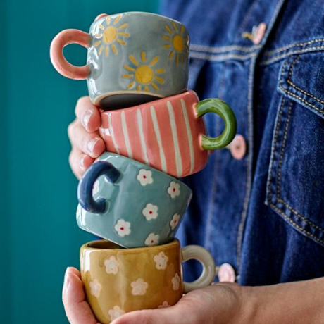 Tasse Nini Fleurs Bleu