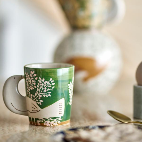 Tasse Oiseau Vert