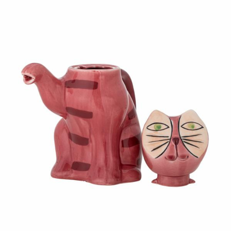 Théière Chat Rose