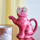 Théière Chat Rose