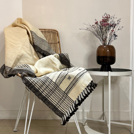 Tissage Ivoire & Chocolat