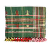 Tissage Vert & Rose