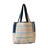 Tote Bag Kantha Bleu Canard