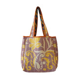 Tote Bage Kantha Bleu & Jaune