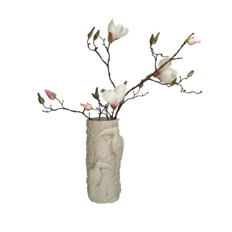 Beige Bird Vase