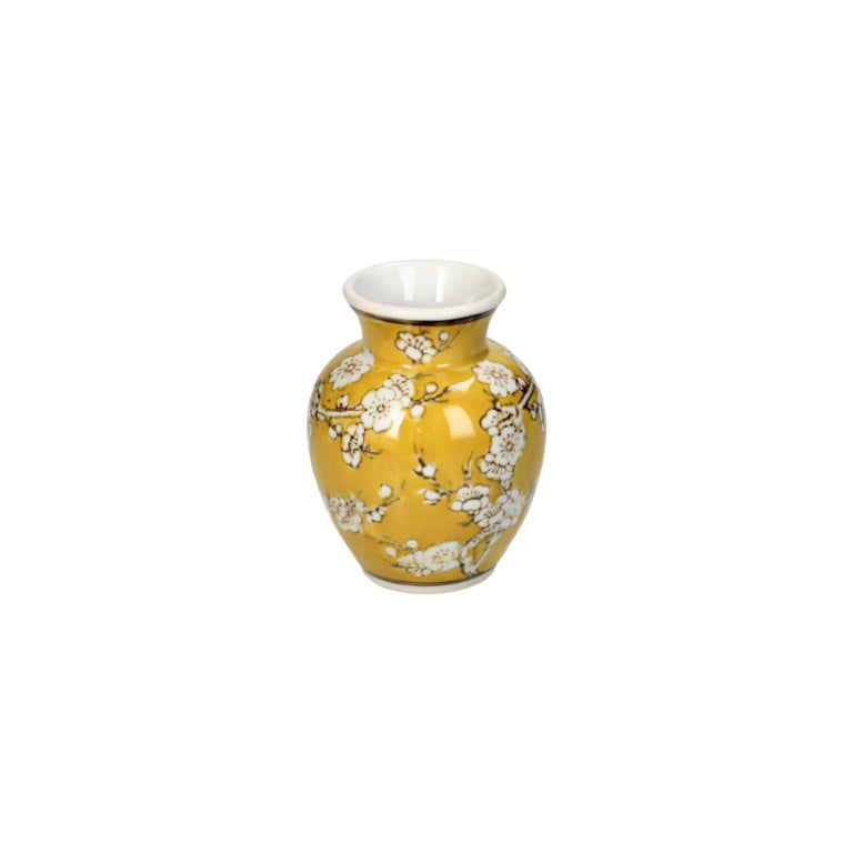 Yellow Cherry Vase S