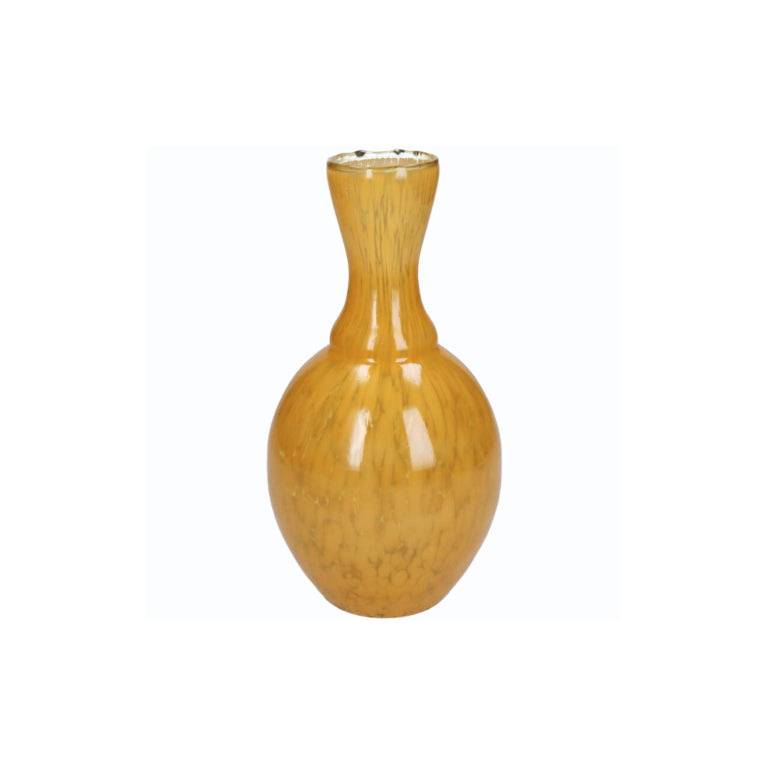 Ocher Speckled Vase