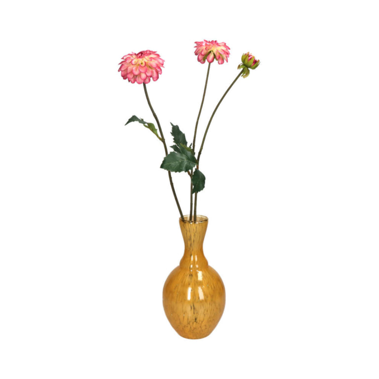 Ocher Speckled Vase