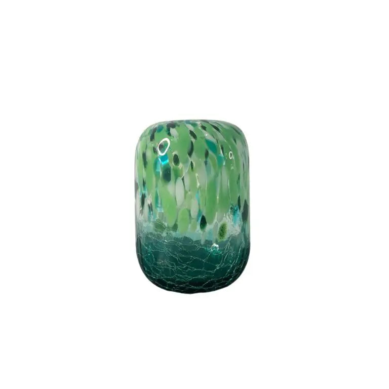 Green Speckled Vase