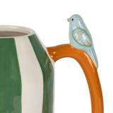 Vase Oiseau Vert