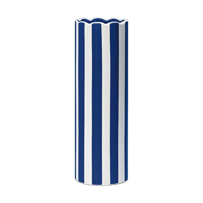 Vase Ondulation Bleu