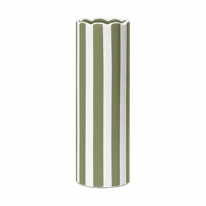 Vase Ondulation Kaki