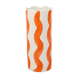 Vase Ondulation Orange